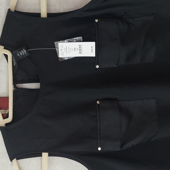 White House Black Market Boxy Crop Top Sz XS Nwt - Picture 3 of 9